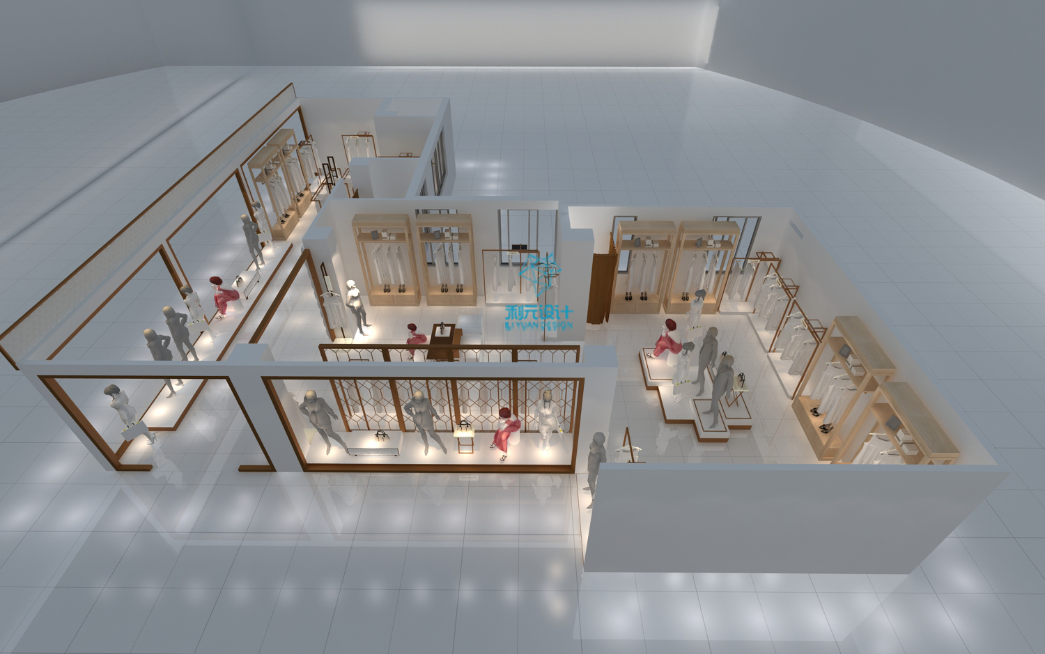 雨珊服飾公司展廳設(shè)計(jì)打造——融合美學(xué)與商業(yè)價(jià)值的空間藝術(shù)